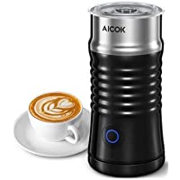 Los mejores  - Espumador Leche Eléctrico Batidora de Leche- 3 Modos Espuma Frío- Caliente y Calentar- Acero Inoxidable- Espuma Rica…